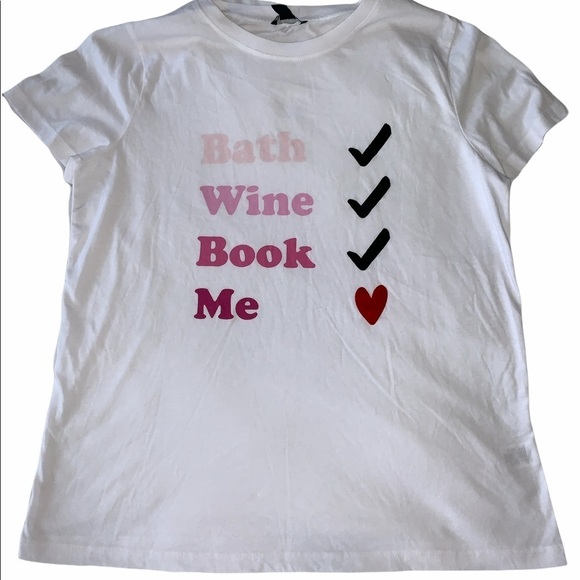 Halogen Me Time Graphic Tee NWT - Picture 3 of 6